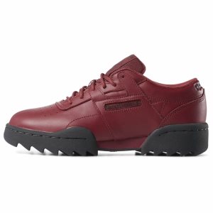 Reebok Workout Ripple OG Turnschuhe Damen - Rot/Grau - DE 470-QRE